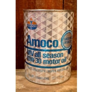 画像: dp-230901-120 AMOCO / MV all season 10W-30 motor oil ONE U.S. QUART CAN