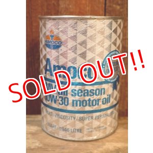 画像: dp-230901-120 AMOCO / MV all season 10W-30 motor oil ONE U.S. QUART CAN