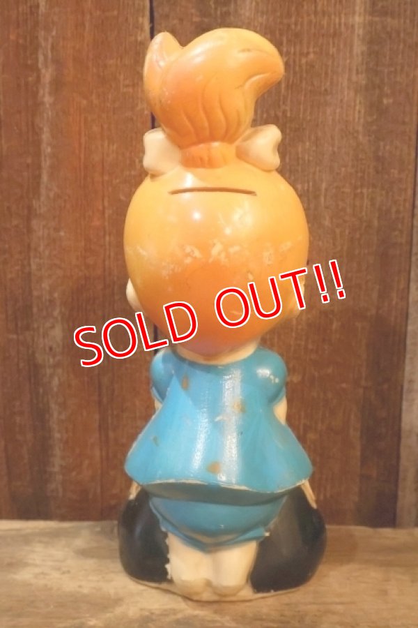 画像6: ct-260401-31 Pebbles Flintstone / TRANSOGRAM 1960's Plastic Coin Bank