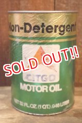 画像: dp-230901-120 CITGO / Non-Detergent MOTOR OIL ONE U.S. QUART CAN