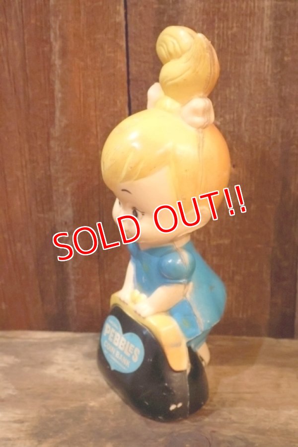 画像4: ct-260401-31 Pebbles Flintstone / TRANSOGRAM 1960's Plastic Coin Bank