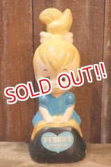 画像: ct-260401-31 Pebbles Flintstone / TRANSOGRAM 1960's Plastic Coin Bank