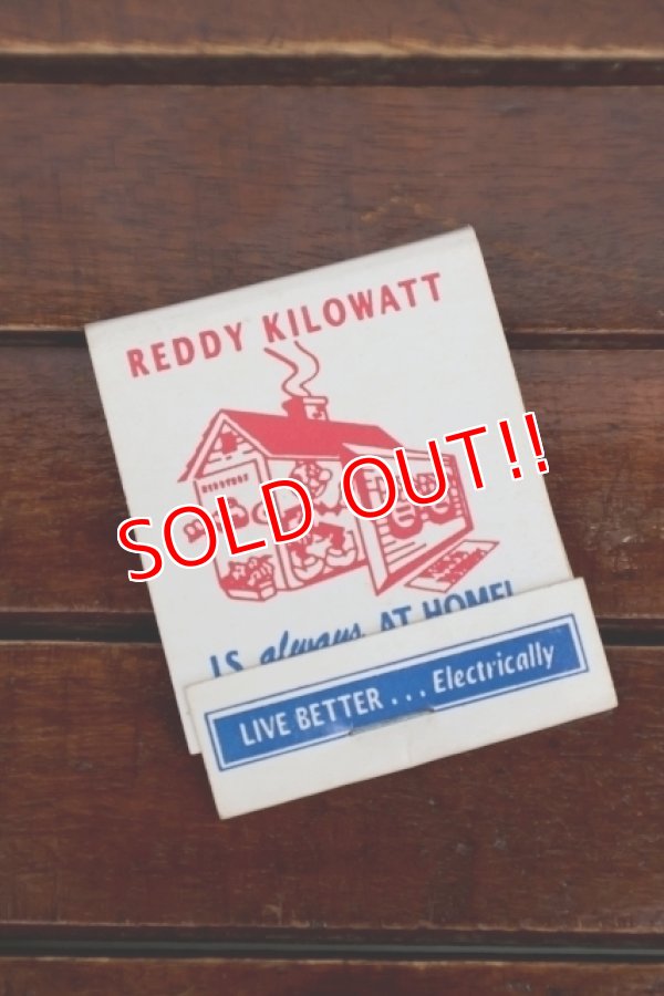 画像1: ct-260401-03 Reddy Kilowatt / 1960's Matchbook