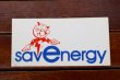 画像1: ct-260401-03 Reddy Kilowatt / savenergy 1960's Sticker