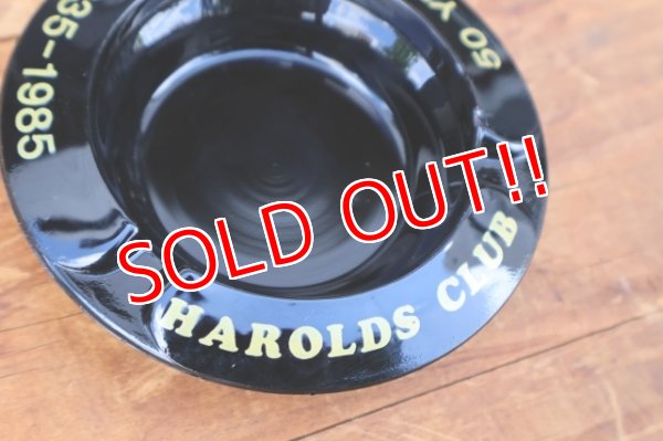 画像2: ct-241106-116 HAROLDS CLUB VINTAGE GLASS ASHTRAY