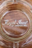 画像1: ct-260204-60 Royal Inns OF AMRICA, INC VINTAGE GLASS ASHTRAY
