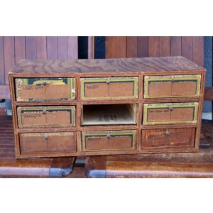 画像: dp-260226-06 WHITE OWL CIGAR BOX SELF-MADE WOOD CABINET
