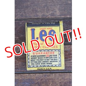 画像: dp-260204-120 Lee 1940's-1950's Matchbook