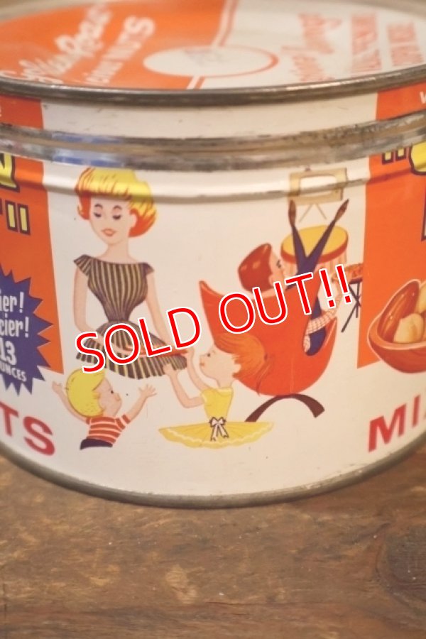 画像4: dp-260601-17 "GOLDEN ROAST" MIXED NUTS 1960's〜 TIN CAN
