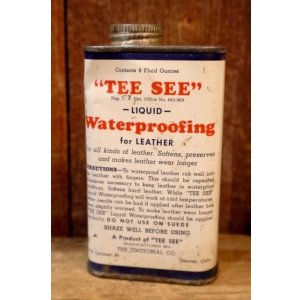 画像: dp-250618-28 THE TINCTORIAL CO. 1960's "TEE SEE" Waterproofing for LEATHER CAN