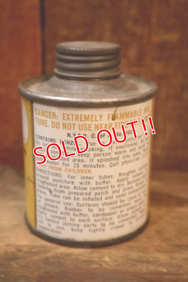 画像3: dp-250618-28 Sears 1960's RUBBER CEMENT 4 FL.OZ. CAN