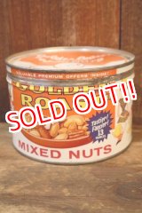 画像: dp-260601-17 "GOLDEN ROAST" MIXED NUTS 1960's〜 TIN CAN