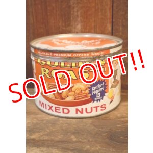 画像: dp-260601-17 "GOLDEN ROAST" MIXED NUTS 1960's〜 TIN CAN