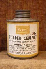 画像: dp-250618-28 Sears 1960's RUBBER CEMENT 4 FL.OZ. CAN