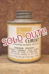 画像: dp-250618-28 Sears 1960's RUBBER CEMENT 4 FL.OZ. CAN