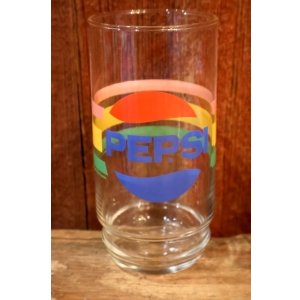 画像: gs-250205-33 PEPSI 2000's GLASS "70's Stripe"