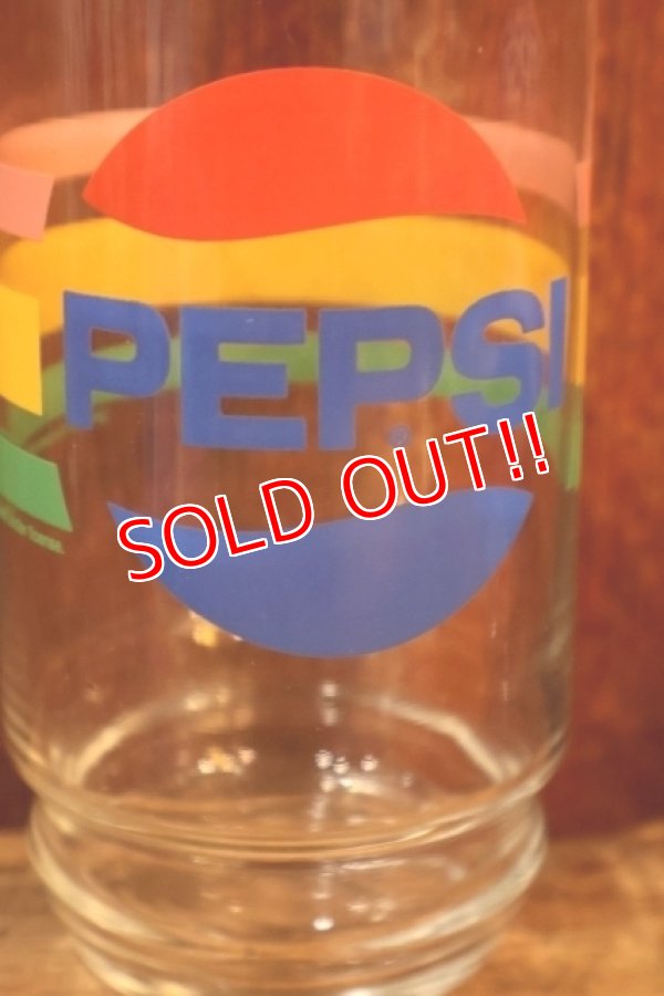 画像2: gs-250205-33 PEPSI 2000's GLASS "70's Stripe"