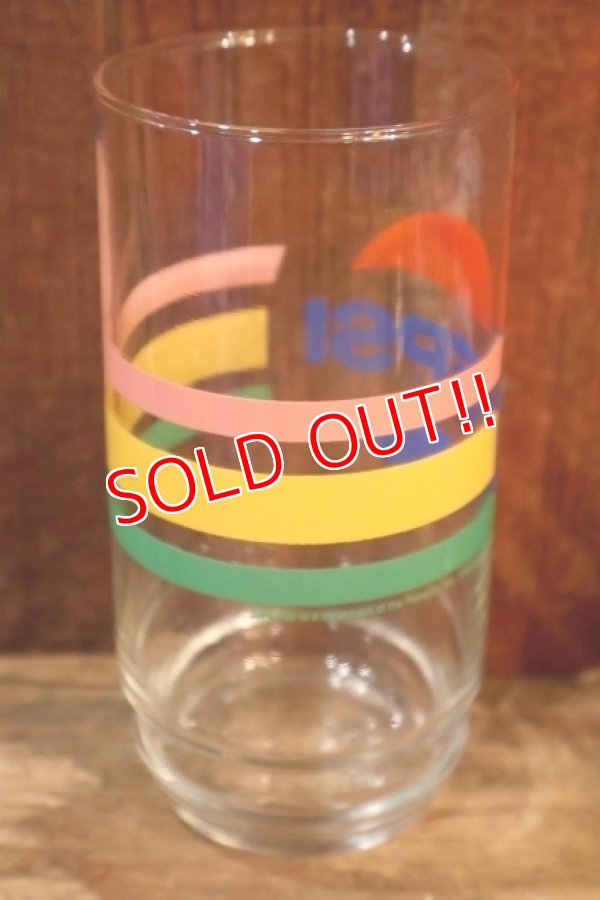 画像4: gs-250205-33 PEPSI 2000's GLASS "70's Stripe"
