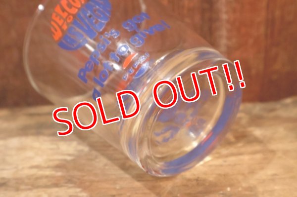 画像6: gs-250205-42 PEPSI-COLA / 1990's "WELCOME TO LAS VEGAS" Whiskey Glass