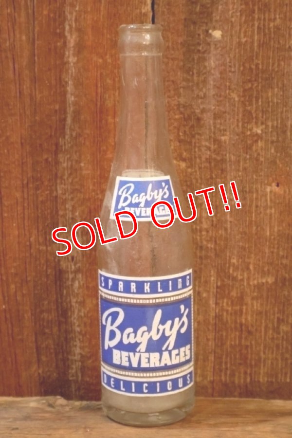 画像1: dk-097 Bagby's BEVERAGES 1950's 10 FL.OZ. BOTTLE
