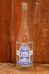 画像: dk-099 SYFO FINE CARBONATED BEVERAGES 1950's 12 FL.OZ. BOTTLE