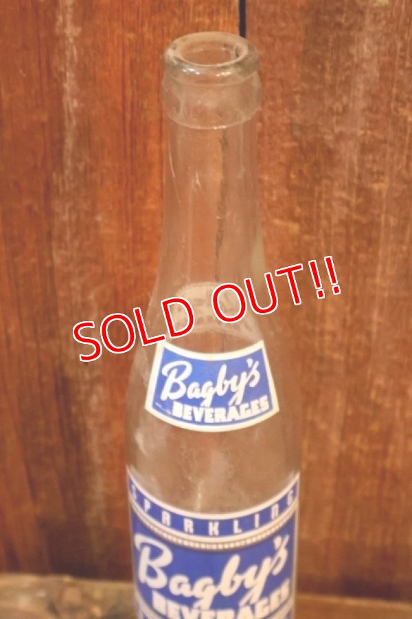 画像3: dk-097 Bagby's BEVERAGES 1950's 10 FL.OZ. BOTTLE