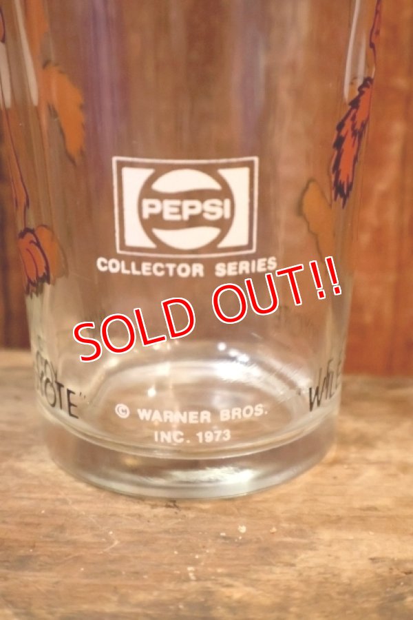 画像6: gs-260601-03 Wile E. Coyote / PEPSI 1973 Collector Series Glass