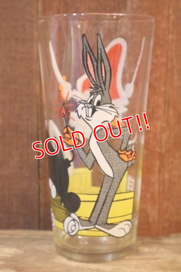 画像1: gs-260601-04 Bugs Bunny & Yosemite Sam / PEPSI 1976 Collector Series Glass
