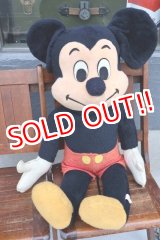 画像: ct-260325-44 Mickey Mouse / 1970's Big Plush Doll