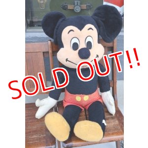 画像: ct-260325-44 Mickey Mouse / 1970's Big Plush Doll