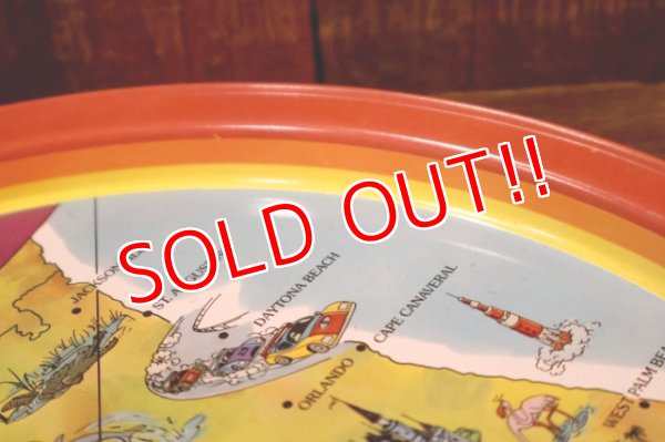 画像7: ct-260601-07 Walt Disney World / 1970's Serving Tin Tray 