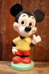画像: ct-230907-10 【ジャンク品】Mickey Mouse / 1960's Chalk Ware Bobble Head Nodder