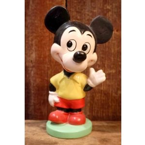 画像: ct-230907-10 【ジャンク品】Mickey Mouse / 1960's Chalk Ware Bobble Head Nodder