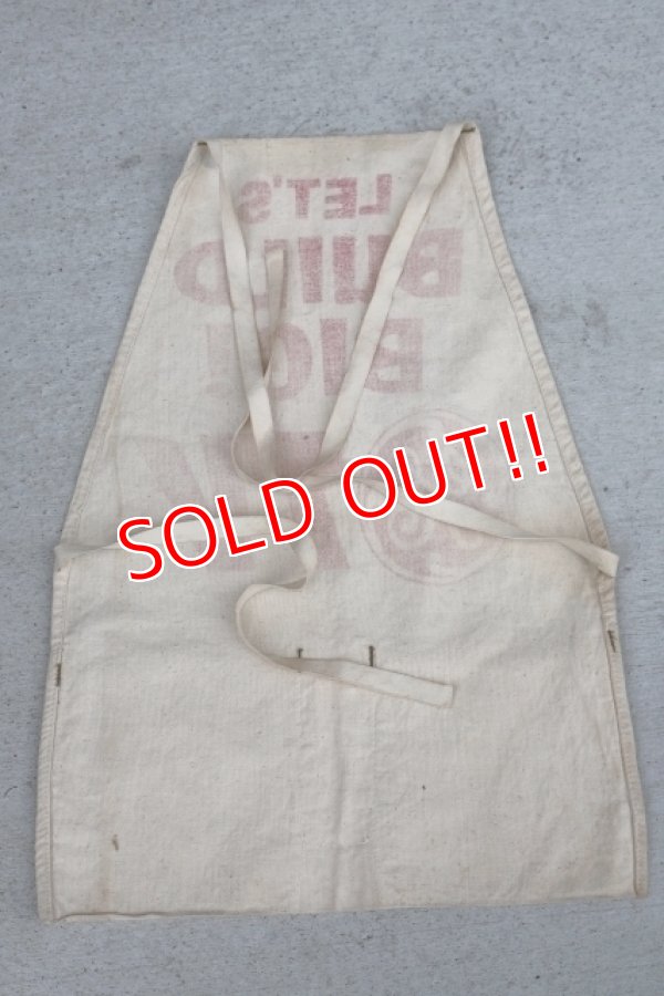 画像9: dp-260529-04 GENERAL ELECTRIC 1950's-1960's "LET'S BUILD BIG! GE TV" Apron