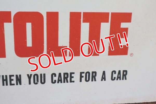 画像7: dp-260601-27 AUTOLITE 1960's STARTING SERVICE Wood Sign