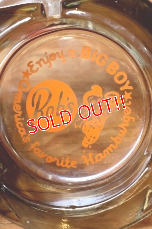 画像1: dp-260204-60 Bob's BIG BOY 1960's Glass Ashtray