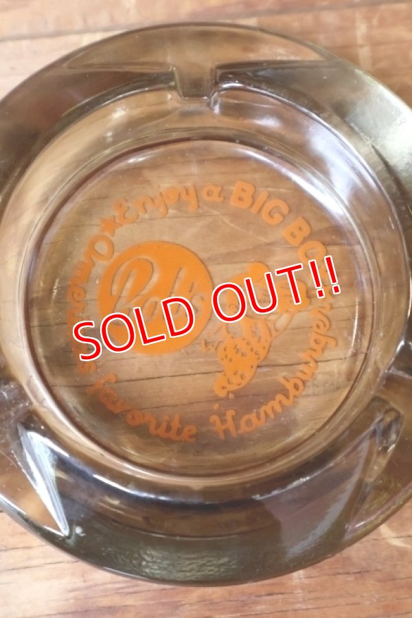 画像2: dp-260204-60 Bob's BIG BOY 1960's Glass Ashtray