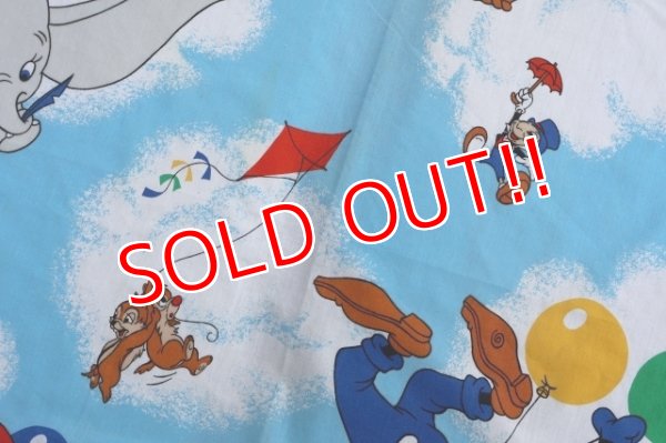 画像5: ct-240207-07 Walt Disney Characters / 1970's Flat Sheet (Twin)