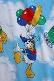 画像3: ct-240207-07 Walt Disney Characters / 1970's Flat Sheet (Twin)