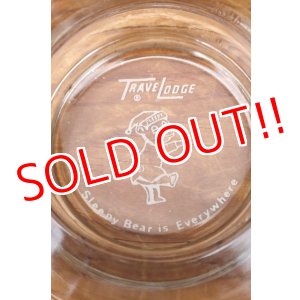 画像: dp-260601-15 TRAVELODGE SLEEPY BEAR GLASS ASHTRAY