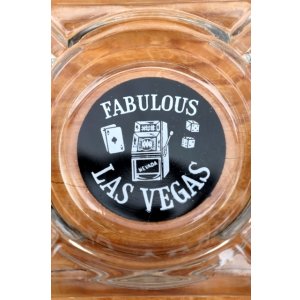 画像: dp-260601-11 FABULAOUS LAS VEGAS GLASS ASHTRAY