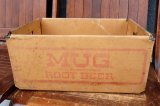 画像: dp-251201-20 MUG ROOT BEER・Schweppes 1960's-1970's Cardboard Crate Box