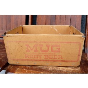 画像: dp-251201-20 MUG ROOT BEER・Schweppes 1960's-1970's Cardboard Crate Box
