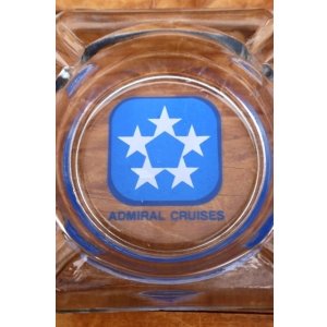 画像: dp-241106-109 ADMIRAL CRUISES 1980's-1990's Glass Ashtray