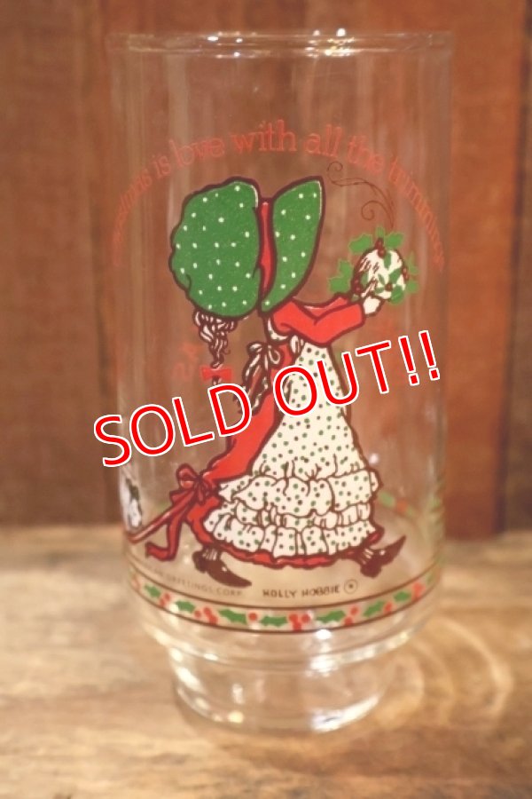 画像1: gs-250618-16 Holly Hobbie / Coca-Cola 1970's Novelty Glass