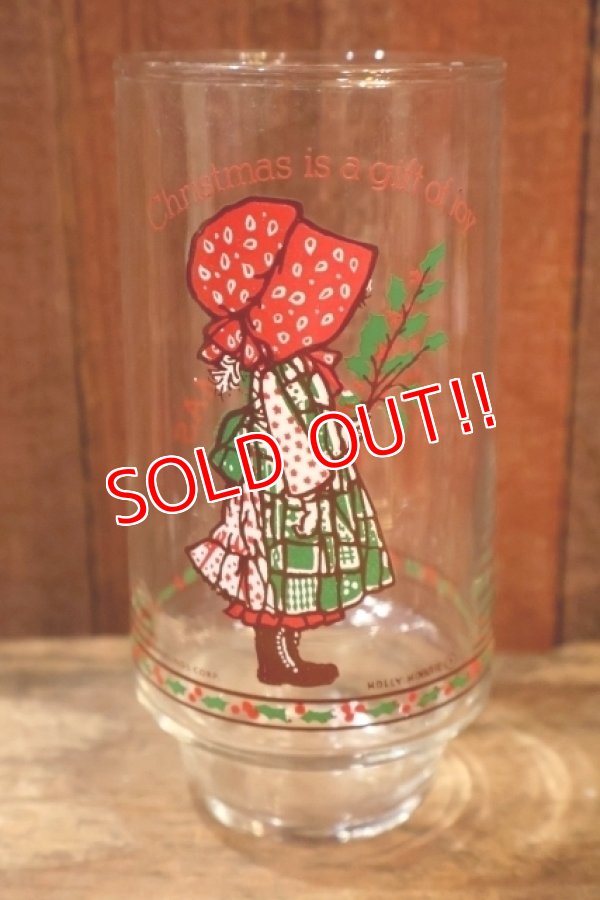 画像1: gs-250618-15 Holly Hobbie / Coca-Cola 1970's Novelty Glass