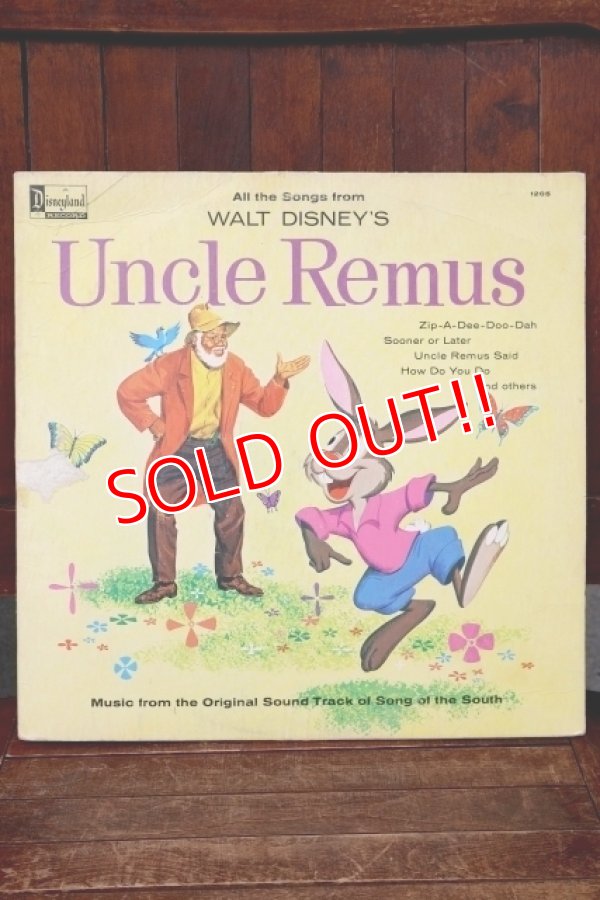 画像1: nt-260601-02 WALT DISNEY'S Uncle Remus 1959 LP Record