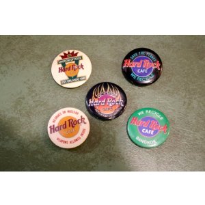 画像: dp-240911-68 Hard Rock CAFE 1990's Pinback Button Set