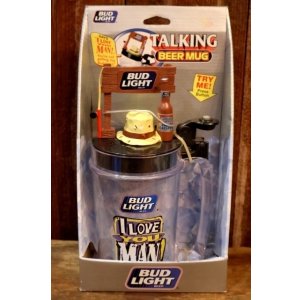 画像: ct-251008-01 Budweiser 1997 BUD LIGHT TALKING BEER MUG