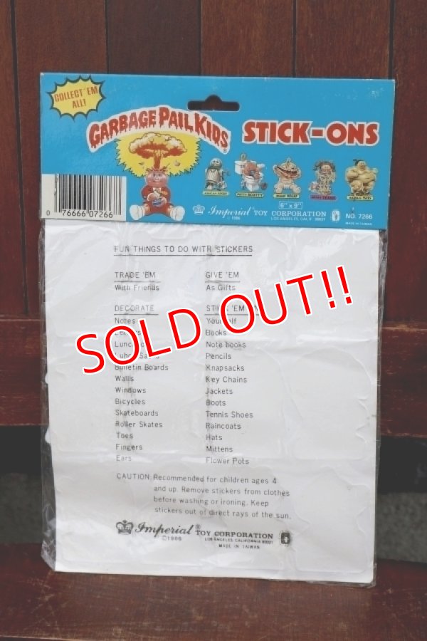 画像10: nt-260701-01 GARBAGE PAIL KIDS 1986 Imperial STICK-ONS STICKERS (B)